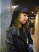 カシ 中目黒(CASI)&nbsp;忙しい方でも楽しめる！前髪と顔まわりに、デザインカラーを