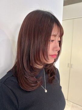 デバイス バイ フレイムス 越谷(DEVICE by Frames) 重めレイヤー　顔まわり