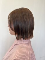 ココロヘアー 住吉店(Cocolo hair)&nbsp;パッツンボブ＆明るめサファイアカラー