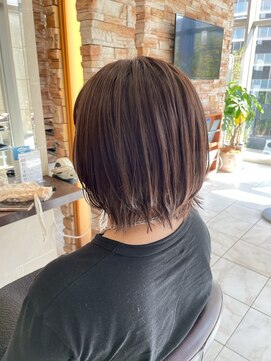 ルページ 千葉(lpage) 髪質改善/顔周りレイヤーカット/グレージュ[千葉/千葉駅]