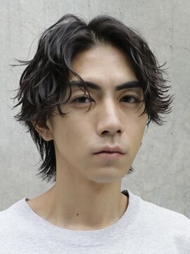 フィフス(fifth) 原宿ツイストスパイラルパーマメンズカットシースルーマッシュ