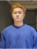 [kantamal指名]メンズスパイキーショートブロンドカラー