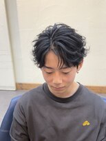 アイフラット 本店(I-FLAT)&nbsp;メンズカット/フェザーパーマ風アイロンセット