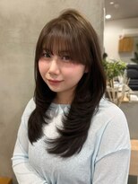 エイティエイト(88) 韓国ヘア レイヤーカット オリーブベージュ