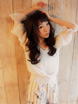 グッドネス ヘアー ガレージ(GOODNESS hair GARAGE) バイオレットブラウンロング