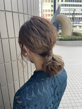 モードケイズ 阿倍野店(MODE K’s) ゆるふわポニーテール