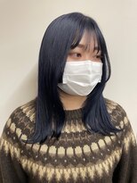 ベルクープス 天王寺店(Belle Coupes)&nbsp;【Bellecoupes】三島直子 パープルブルー ネイビーグレー