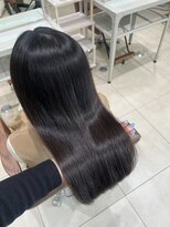フォルテ 横浜店(FORTE)&nbsp;ロングヘア、グレージュカラー、ココアベージュ、黒髪髪質改善
