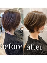 ロンドジェネルーズ 柏(Lond generous)&nbsp;【斉藤航人】チョコレートアッシュショート【白髪染め可】【柏】