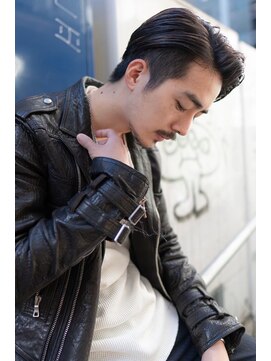 メゾンバイハバナ(maison by HAVANA) 束感ショートアップバング波巻きツーブロックマッシュ