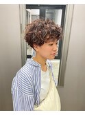 刈り上げショート/刈り上げパーマ/ショートパーマ