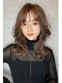 10代20代30代40代 前髪　ウルフヘアー　セミロング　藤沢