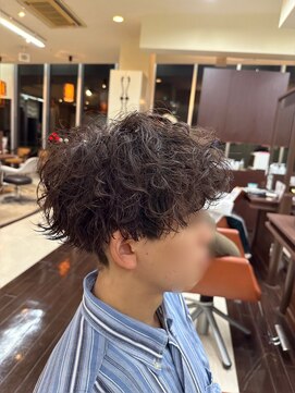 ウィーブ 成田店(Weve) [絶壁解消]波巻きスパイラルパーマ×刈り上げマッシュ