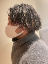 スカイ 亀戸店 (sky)&nbsp;ハイライト/マッシュパーマ/アッシュブラック<理容室>[亀戸]