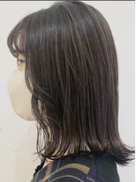 エフェクト(EFFECT hair care & Spa) 切りっぱなし/パツッとロブ/マロンブラウン/コバミオ