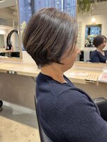 レトン 銀座(leton)&nbsp;ショートボブ/前下がりショート/ハイライト/グレージュ