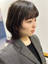 ノア(noah.)&nbsp;ガーリーウルフヘア＋カカオパープル