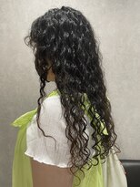 リアイス(Re:ICE) ロングブラックヘア風ヒッピースパイラルパーマ