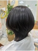 40/50/60代大人ショートボブｘ小顔ウルフカット丸みショート