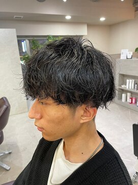 フラッグヘアー 博多駅前店(Flag HAIR) 【メンズ】波まきパーマ　ツイストスパイラル
