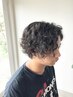 【眉カット付！】メンズパーマ+カット+眉カット　￥11000