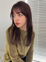 グリーン(green)&nbsp;misaki ) 肌色に似合わせるブラウンカラー