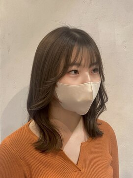 トワ(toi) ダークグレージュ/ブリーチなしカラー/韓国ヘア/横浜/横浜駅