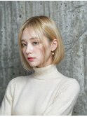 奇跡のボブ&ブロンドカラー