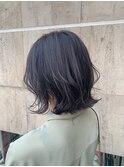 ラベンダーアッシュ外ハネボブ