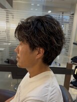 スタイル 成城学園前(STYLE) センターパート×ハイライトパーマ