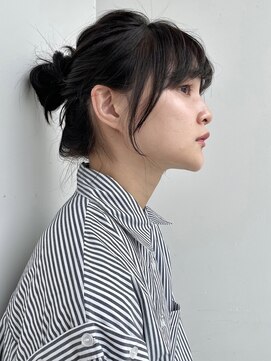 ガーデン 銀座(GARDEN) 美髪　ブルーブラック　簡単スタイリング　へアレンジ