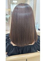 ラディシュ さがみ野(RADISH)&nbsp;大人美人髪質改善メテオ艶カラーベージュ透明感レイヤーロング