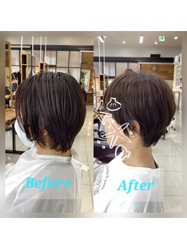 ラック 辻堂(LUCK) 【松浦】ヘアセットが楽なショートスタイル