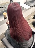 M黒髪小顔ヘアオリーブグレー艶髪クラゲヘアーココアベージュ