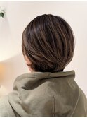 白髪ぼかし×地毛ハイライト
