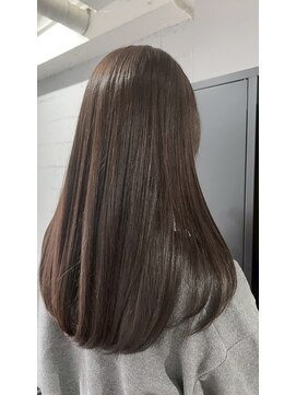 ムーン 仙台一番町店(OON) ミディアムレイヤー/ダークアッシュ/仙台/髪質改善/青葉区一番町