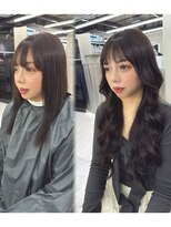 シィム(CYM)&nbsp;【ビフォーアフター】ロングレイヤー/黒髪ロング
