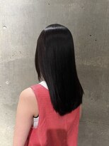 エノア 青山(ENORE) 乾かすだけでまとまるウル艶縮毛矯正&艶カラー!(飯田)