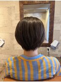 艶感マッシュショートボブ