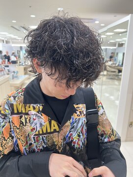 ケンジ 平塚ラスカ店(KENJE) 波巻きパーマメンズパーマメンズ毛流れパーマフェザーパーマ