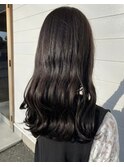 韓国風レイヤー×ダークブラウン