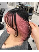 ナンバー ジェミカ 札幌(N° jemica) ホワイトピンクアンブレラ×レイヤーボブ