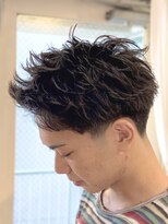 コハク(COHAQ BEAUTY AND RESORT)&nbsp;刈り上げスパイキーショート/テーパーフェード