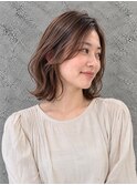 大人くびれミディ×ベージュブラウン