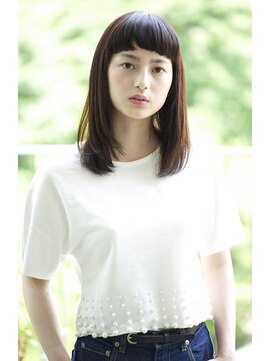 ドゥーア 代官山(Door) 「前髪パッツン×さらさらミディ」