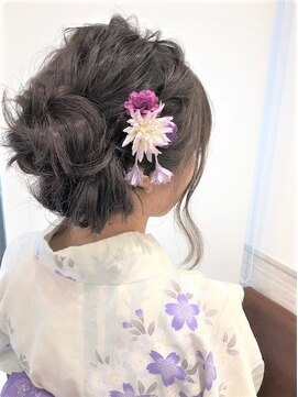 グレープ バイン(GRAPE VINE) 色っぽ可愛い☆浴衣やお呼ばれ小顔ヘアアレンジ【新小岩】