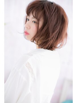 ミック ヘアアンドビューティー 大山店(miq  Hair&Beauty) くせ毛風、カジュアルミディa