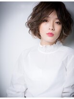 モッズヘア 上尾西口店(mod's hair)&nbsp;無造作カール外国人風小顔フレンチボブw上尾20代30代40代