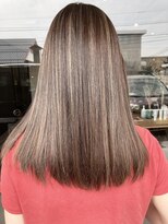 ナンバー(number+)&nbsp;20代30代40代大人可愛いミルクティーベージュハイライト