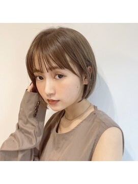 ラナ 渋谷(Lana) 【Chill】かわいい季節のピンクベージュクールショートボブルフ